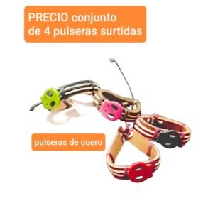 PRECIO conjunto de 4 pulseras