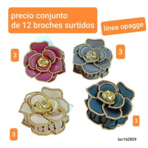 Luc162829.precio conjunto de 12 broches surtidos