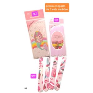 Precio conjunto de 3 sets surtidos