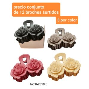 Luc162819.E.Precio conjunto de 12 broches surtidos
