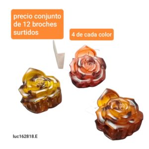 Luc162818.E.precio conjunto de 12 broches surtidos