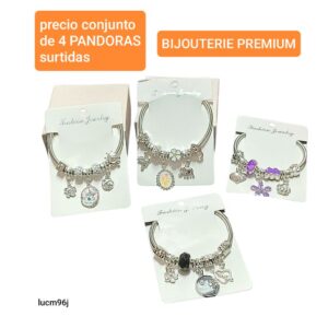 Pulseras Pandora LucMD 96J. Conjunto de 4 unidades.