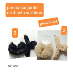 Set LucMD 162121. Scunzys + prensa peluche. Conjunto de 4 sets.