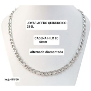 Cadena MJC 415. Alternada x 60cm.