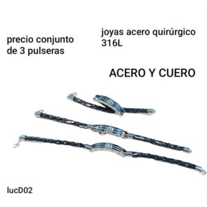 LucD02.precio conjunto de 3 pulseras