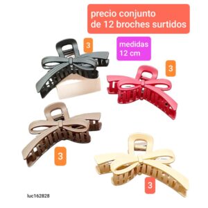 Luc162828.precio conjunto de 12 broches surtidos