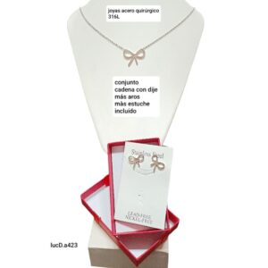 LucD.a423.conjunto más aros con estuche incluído