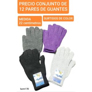 Lucm17D.precio conjunto de 12 pares de guantes surtidos