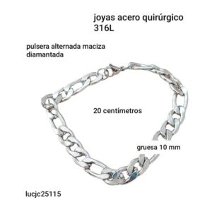Pulsera LucJC 25115. Alternada x 20cm.