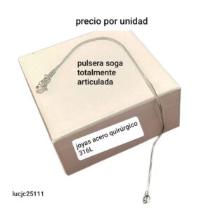 Pulsera LucJC 25111. Soga articulada.