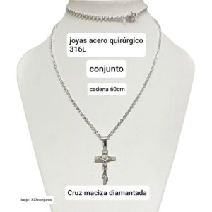 Conjunto LucJC 1323. Cadena con cruz