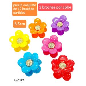 Broches LucD 177. Conjunto de 12 unidades.
