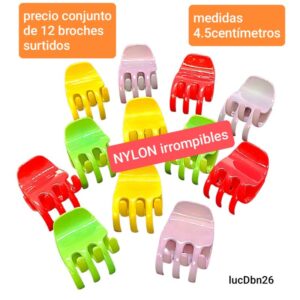 Broches LucD BN26. Conjunto de 12 unidades.