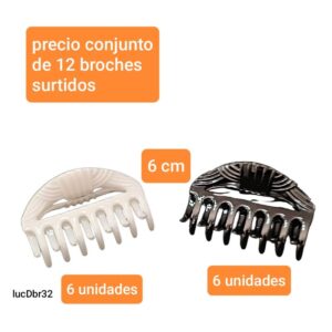 Broches LucD BR32. Conjunto de 12 unidades.