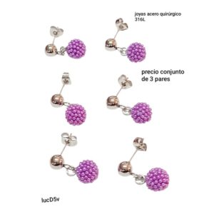 Aros LucD 5V. Conjunto de 3 pares.