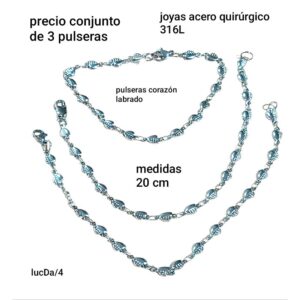 LucDa/4.precio conjunto de 3 pulseras
