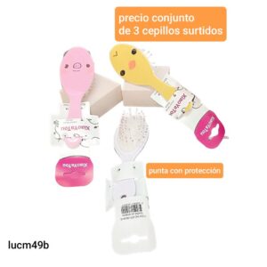 Lucm49 b.precio conjunto de 3 cepillos surtidos