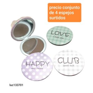 Luc133701.precio conjunto de 4 espejos surtidos