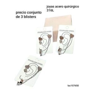 Luc107650.precio conjunto de 3 blisters