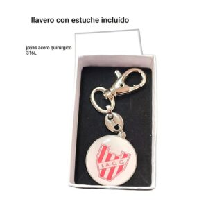 Llavero con estuche incluído