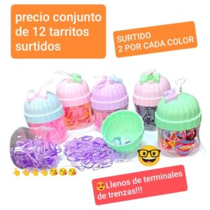 Lucm44I.precio conjunto de 12 tarritos.surtidos