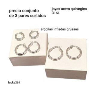 Lucks261.precio conjunto de 3 pares surtidos