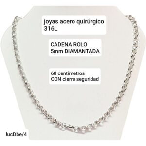 Cadena LucDBe4. Rolo 5mm x 60cm.