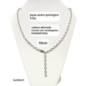 Cadena LucD AA/2. Alternada x  55cm.