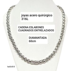Cadena LucD JO/3. Entrelazada x 60cm.
