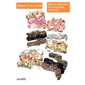 Scunzys LucM89D. Conjunto de 6 blisters surtidos.