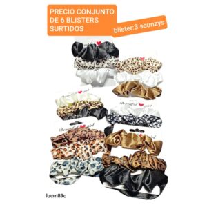 Scunzys LucM 89C. Conjunto de 6 blisters surtidos.