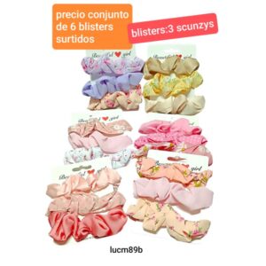 Scunzys LucM 89B. Conjunto de 6 blisters surtidos.