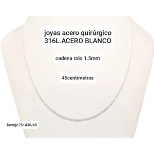 Cadena LucMJC 251436. Rolo 1,5mm x 45 cm.