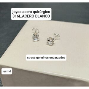 Lucmd.strass engarzados cristal.