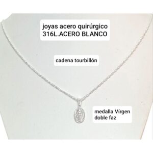 Conjunto.medalla Vírgen