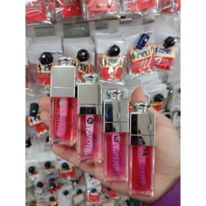 4 unidades de Brillo labial hidratante con color pink 21 ( surtidos de colores)
