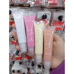 4 unidades de brillo labial con exfoliante y sabor pink 21 ( surtidos sin elección)