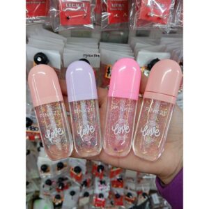 4 unidades de Brillo labial con glitter pink 21 ( surtidos de colores)