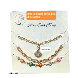 Set LucKas 1842. Blister de 3 pulseras.