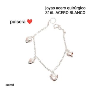Pulsera LucMD corazones.