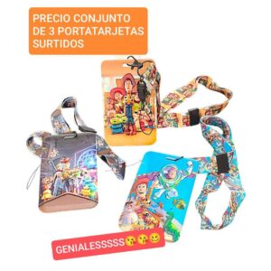 Portatarjetas. Conjunto de 3 unidades.