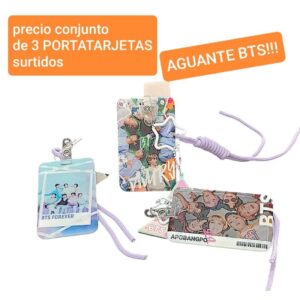 Portatarjetas. Conjunto de 3 unidades.