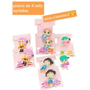 Set infantil. Conjunto de 4 blisters.