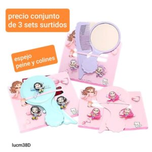 Set infantil LucM 38D. Conjunto de 3 sets. Colores surtidos.