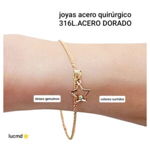 Pulsera LucMD con dije estrella 🌟.