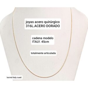 Cadena LucMD Italy cuadrada x 45cm.