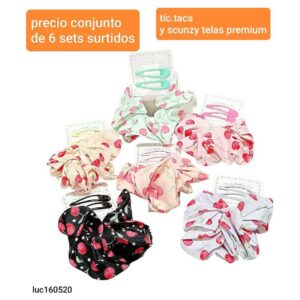 Set LucMD 160520. Conjunto de 6 sets. Colores surtidos.