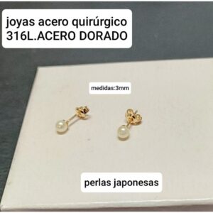 Aros perlas 3mm.