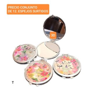 Espejitos para cartera. Conjunto de 12 unidades.