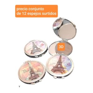 Espejitos para cartera. Conjunto de 12 unidades.